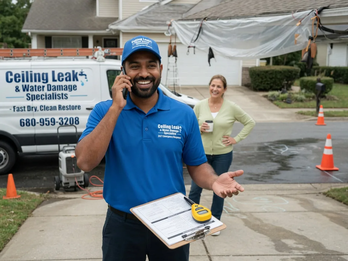 Ceiling Leak Cleanup Wadsworth, TX FAQs